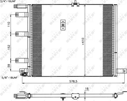 NRF 35212 - Конденсатор кондиционера autodnr.net