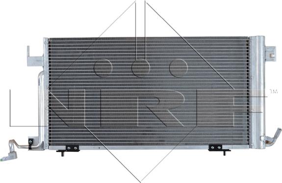NRF 35303 - Конденсатор, кондиціонер autocars.com.ua