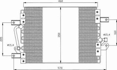 NRF 35506 - Конденсатор, кондиціонер autocars.com.ua