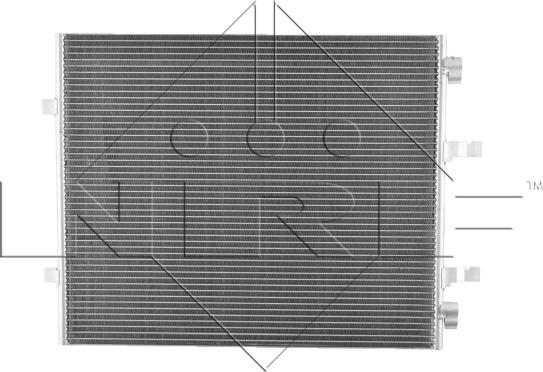 NRF 35960 - Конденсатор, кондиціонер autocars.com.ua