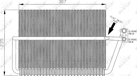 NRF 36070 - Испаритель, кондиционер autodnr.net