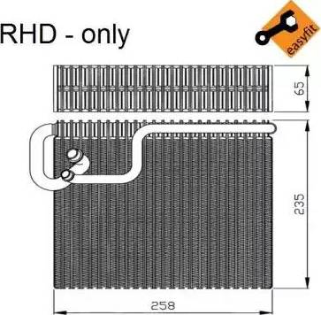 NRF 36107 - Испаритель, кондиционер avtokuzovplus.com.ua