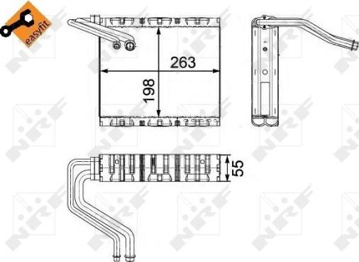 NRF 36142 - Випарник, кондиціонер autocars.com.ua