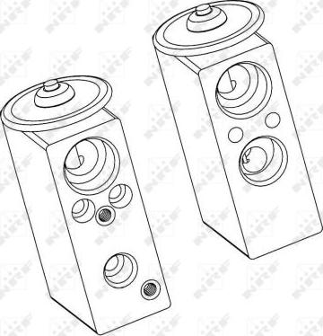 NRF 38365 - Расширительный клапан, кондиционер avtokuzovplus.com.ua