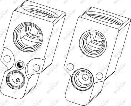 NRF 38370 - Расширительный клапан, кондиционер avtokuzovplus.com.ua