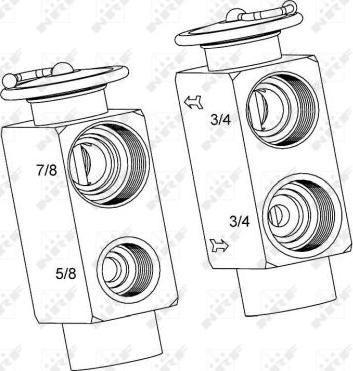 NRF 38392 - Расширительный клапан, кондиционер autodnr.net