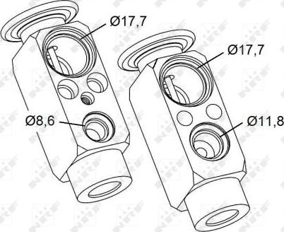 NRF 38478 - Расширительный клапан, кондиционер autodnr.net