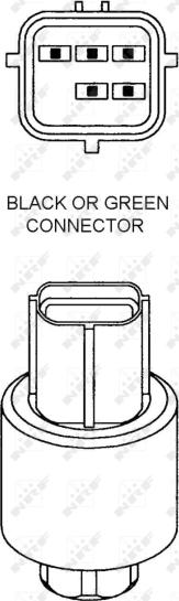 NRF 38922 - Пневматичний вимикач, кондиціонер autocars.com.ua