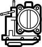 NRF 408103 - Патрубок дросельної заслінки autocars.com.ua