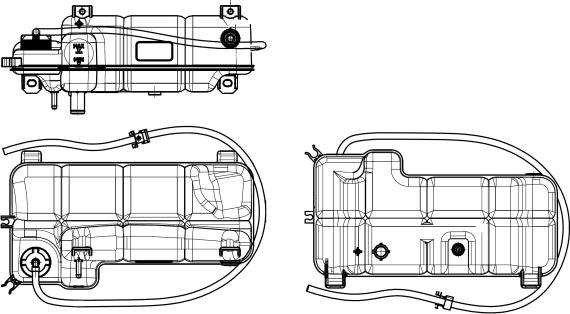 NRF 454046 - Компенсаційний бак, охолоджуюча рідина autocars.com.ua