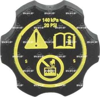 NRF 455614 - Кришка, резервуар охолоджуючої рідини autocars.com.ua