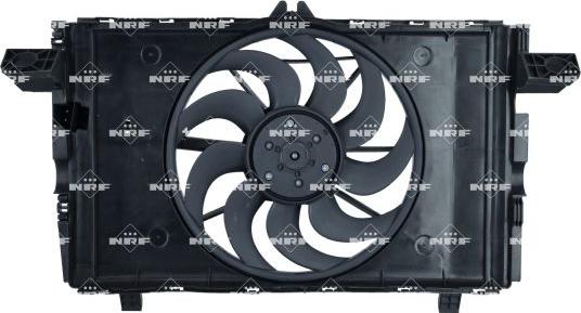 NRF 470175 - Радіатор, охолодження двигуна autocars.com.ua