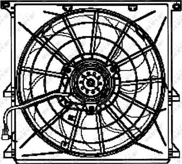 NRF 47024 - Вентилятор, охлаждение двигателя avtokuzovplus.com.ua