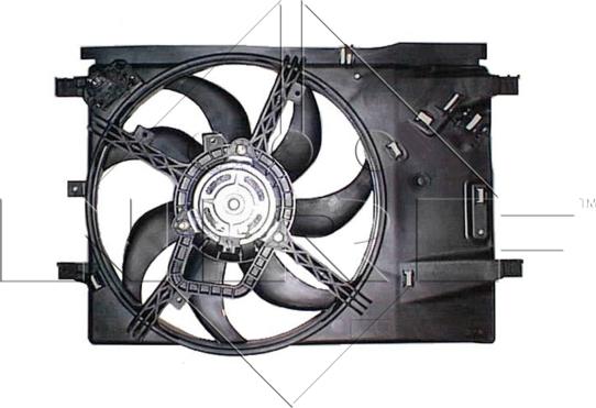 NRF 47236 - Вентилятор, охолодження двигуна autocars.com.ua