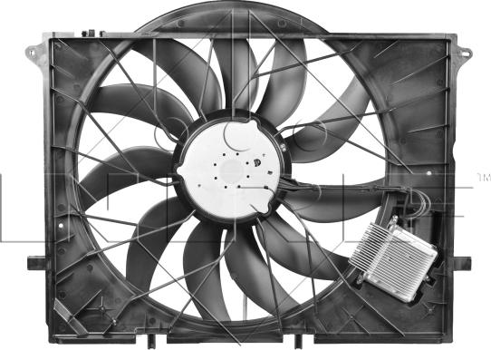 NRF 47297 - Вентилятор, охлаждение двигателя avtokuzovplus.com.ua