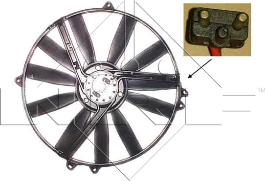 NRF 47300 - Вентилятор, охлаждение двигателя autodnr.net