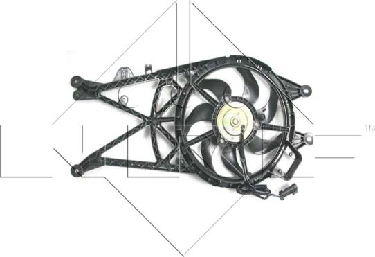 NRF 47489 - Вентилятор, охлаждение двигателя avtokuzovplus.com.ua