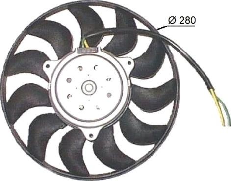 NRF 47616 - Вентилятор, охолодження двигуна autocars.com.ua