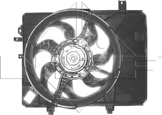NRF 47684 - Вентилятор, охлаждение двигателя avtokuzovplus.com.ua