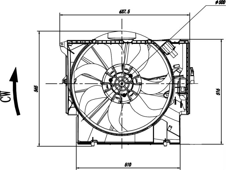 NRF 47923 - Вентилятор, охолодження двигуна autocars.com.ua