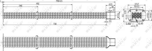 NRF 48106 - Радиатор, рециркуляция ОГ avtokuzovplus.com.ua