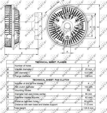 NRF 49078 - Зчеплення, вентилятор радіатора autocars.com.ua