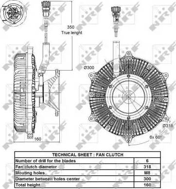 NRF 49135 - Зчеплення, вентилятор радіатора autocars.com.ua