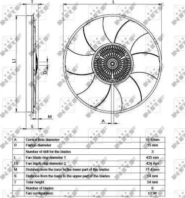 NRF 49560 - Сцепление, вентилятор радиатора avtokuzovplus.com.ua