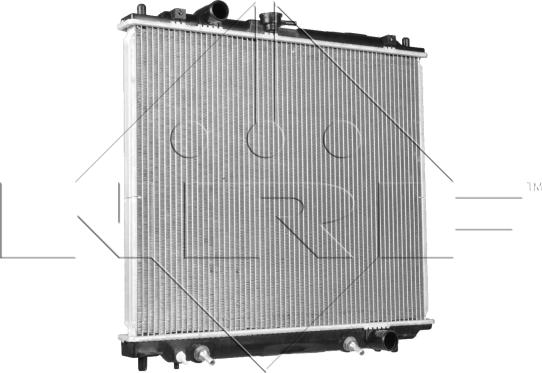 NRF 50001 - Радиатор, охлаждение двигателя avtokuzovplus.com.ua