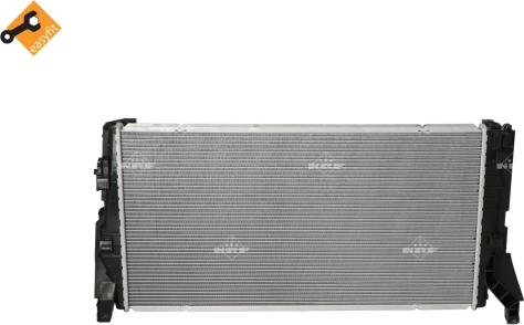 NRF 50039 - Радиатор, охлаждение двигателя avtokuzovplus.com.ua