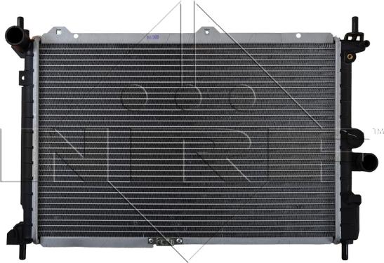 NRF 50126 - Радіатор, охолодження двигуна autocars.com.ua