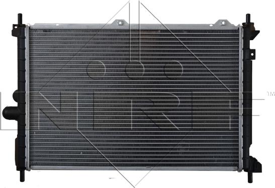 NRF 50126 - Радіатор, охолодження двигуна autocars.com.ua