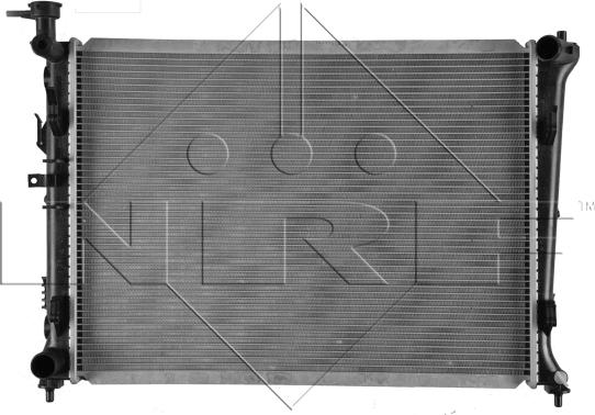 NRF 50136 - Радіатор, охолодження двигуна autocars.com.ua