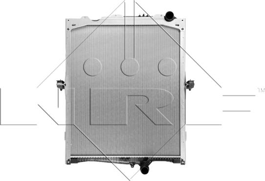 NRF 50191 - Радіатор, охолодження двигуна autocars.com.ua