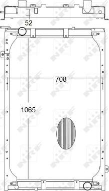 NRF 50193X - Радиатор, охлаждение двигателя avtokuzovplus.com.ua