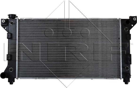 NRF 50237 - Радіатор, охолодження двигуна autocars.com.ua