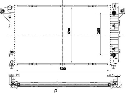 NRF 50248 - Радіатор, охолодження двигуна autocars.com.ua