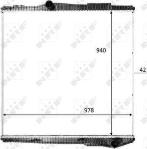 NRF 50270 - Радіатор, охолодження двигуна autocars.com.ua