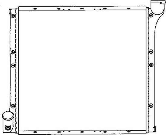 NRF 503001 - Радіатор, охолодження двигуна autocars.com.ua