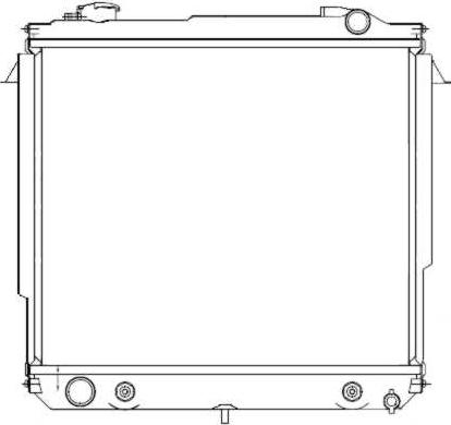 NRF 50300 - Радіатор, охолодження двигуна autocars.com.ua