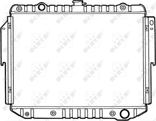 NRF 50349 - Радіатор, охолодження двигуна autocars.com.ua