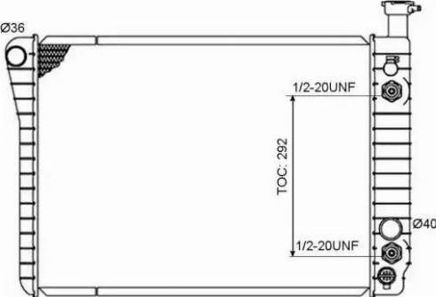 NRF 50358 - Радіатор, охолодження двигуна autocars.com.ua