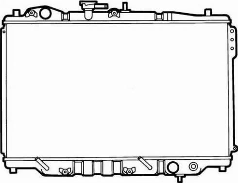 NRF 50392 - Радіатор, охолодження двигуна autocars.com.ua