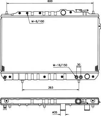 NRF 504134 - Радіатор, охолодження двигуна autocars.com.ua