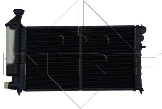 NRF 50423 - Радіатор, охолодження двигуна autocars.com.ua