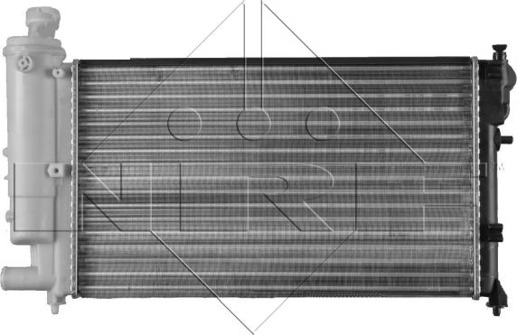 NRF 50428 - Радиатор, охлаждение двигателя avtokuzovplus.com.ua