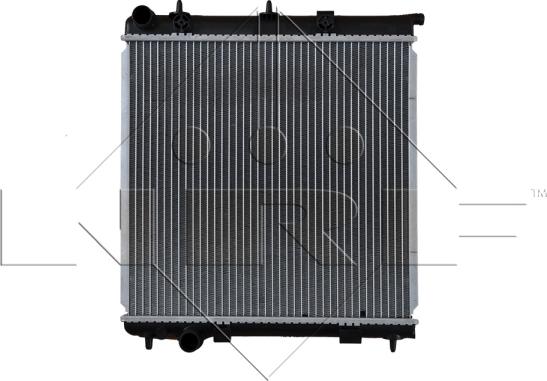 NRF 50429 - Радиатор, охлаждение двигателя avtokuzovplus.com.ua