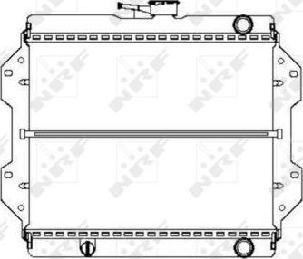 NRF 504343 - Радіатор, охолодження двигуна autocars.com.ua