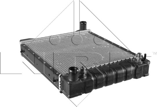 NRF 50477 - Радіатор, охолодження двигуна autocars.com.ua