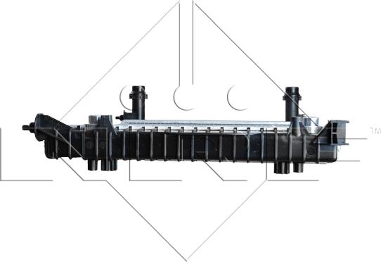 NRF 50543 - Радіатор, охолодження двигуна autocars.com.ua